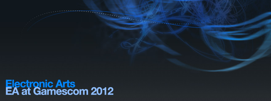 Webdesign und standardkonformes Frontend-Coding des viersprachigen Messewebauftritts von EA auf dem weltweit größten Messe- und Event-Highlight für interaktive Spiele und Unterhaltung – der gamescom 2012 in Köln
