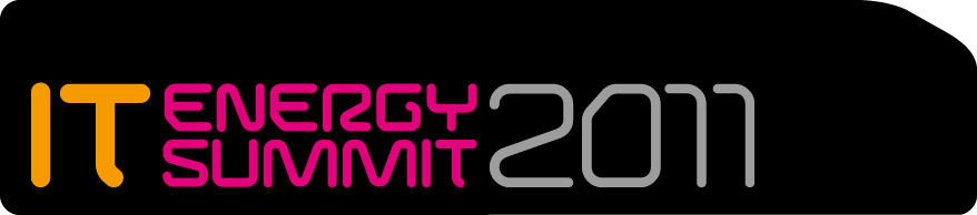 Logo-Design (auf Schwarz) des „IT Energy Summit“ von okamo aus Berlin für die Client Computing GmbH, der 2011 zum ersten mal in Berlin in Zusammenarbeit mit Innovation Norway stattgefunden hat